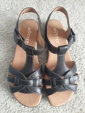 Hotter sandals dark for sale  COLCHESTER