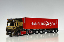 Reboque esquelético Scania S highline + recipiente de 40 pés "Gustavsson" modelo de caminhão WSI comprar usado  Enviando para Brazil