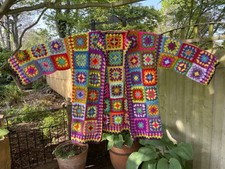 Handmade crochet granny for sale  MONMOUTH