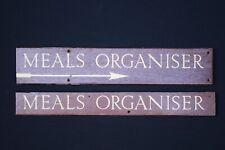 Mahogany signs military for sale  GRANTHAM