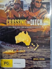 CROSSING THE DITCH RARO DVD CULT TASMAN SEA CAIAQUE REMO DOCUMENTÁRIO ASSINADO ED. comprar usado  Enviando para Brazil