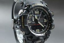 Relógio masculino solar resistente preto [quase perfeito!!!! Casio G-Shock Mudmaster GWG-1000-1AJF comprar usado  Enviando para Brazil