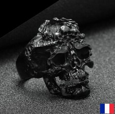 Bague chevaliere noir d'occasion  France