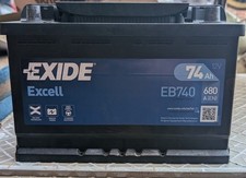 Exide eb740 standard for sale  WOKINGHAM