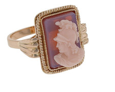 Bague camée agate d'occasion  Marcq-en-Barœul