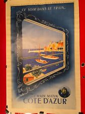 Affiche ancienne originale d'occasion  Plougonven