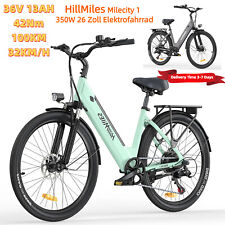 HillMiles 26" E-Bike z wyjmowaną baterią 36V 13Ah Podmiejski rower elektryczny na sprzedaż  Wysyłka do Poland