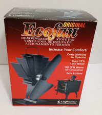 Ventilador de fogão Ecofan original movido a calor - lâmina preta 100 CFM circulação de ar quente comprar usado  Enviando para Brazil
