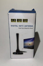 Antena digital HDTV. Base magnética de alto ganho 4K 1080 Full HD 28dB comprar usado  Enviando para Brazil