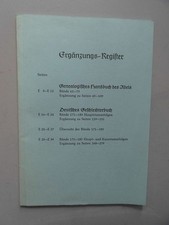 Ergänzungs register genealogi gebraucht kaufen  Eggenstein-Leopoldshafen
