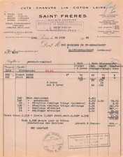 1946 jute chanvre d'occasion  France