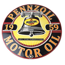 Vintage pennzoil porcelain for sale  Houston