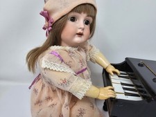 Antigo. Piano e banco Baby Grand Baby para exibir com bonecas ou adereço musical comprar usado  Enviando para Brazil