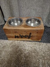 Raised wood dog for sale  SWANSEA