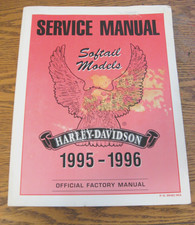 1995 1996 Harley-Davidson Service Shop Manual Catálogo Softail FX FL MUITO BOM ESTADO comprar usado  Enviando para Brazil