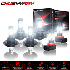 Usado, Kit combo de lâmpadas de faróis de LED + lâmpada de neblina para Hyundai Sonata 2011 2012 2013 2014 comprar usado  Enviando para Brazil