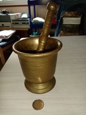 Mortier apothicaire pilon d'occasion  Limoux