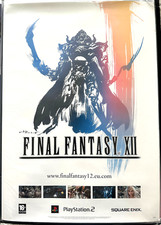 Final Fantasy XII RARO PS2 42cm x 59cm pôster promocional #2, usado comprar usado  Enviando para Brazil