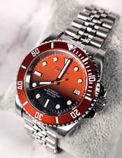 Seiko MOD Mergulhador Laranja Completo Personalizado 40mm Safira Automática - Estojo de Viagem GRÁTIS! comprar usado  Enviando para Brazil