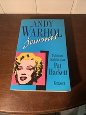 Andy warhol journal d'occasion  Chaumont