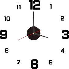 Orologio adesivo parete usato  Roma