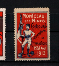 Gymnastique poster stamp d'occasion  Expédié en Belgium