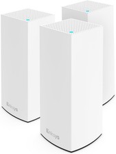 Router WiFi Linksys Atlas Pro 6, sistema WiFi de malla de doble banda paquete de 3 - blanco segunda mano  Embacar hacia Mexico