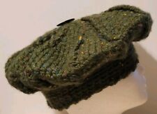 Usado, Gorro boina de ganchillo hecho a mano verde leer para talla pequeña segunda mano  Embacar hacia Argentina