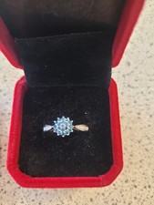 Blue diamond ring for sale  STEVENAGE