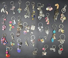 Lot charm keychains for sale  Columbus
