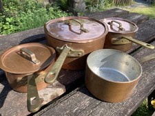 Set four copper for sale  TREGARON