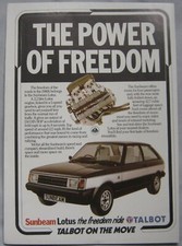 1980 talbot sunbeam for sale  DARWEN