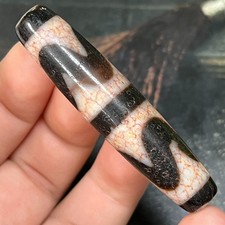 Pingente de colar amuleto contas dzi dentes de tigre ágata budismo tibetano x886 comprar usado  Enviando para Brazil
