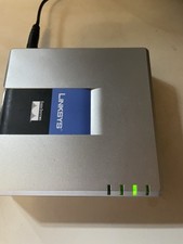 Linksys PAP2 VoIP *use seu telefone residencial antigo como telefone VoIP* Adaptador de telefone ATA de 2 portas comprar usado  Enviando para Brazil