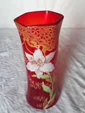 Vase legras rouge d'occasion  Cadenet