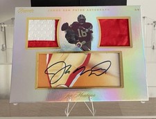 Joe Montana 2022 Keepsake Edition Jumbo On Card Dual 2 Color Gem Patch Auto 2/5 comprar usado  Enviando para Brazil