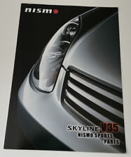 NISMO SKYLINE V35 2001 NISSAN SKYLINE JDM JAPANESE BROCHURE PROSPEKT na sprzedaż  PL