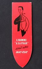 Advertising bookmark bic d'occasion  Expédié en Belgium