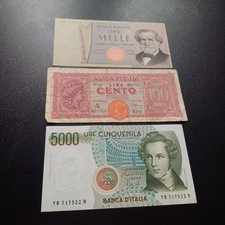 Vecchie banconote repubblica usato  Riolo Terme