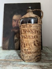 Vintage wicker covered for sale  Framingham