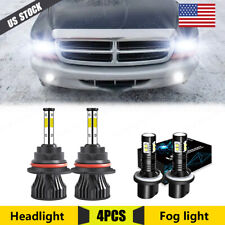 Kit de lâmpadas de neblina para Dodge Dakota 1998 1999 2000 combo 9007 farol de LED 880 comprar usado  Enviando para Brazil