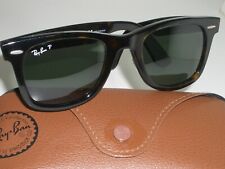 ÓCULOS DE SOL WAYFARER RAY BAN RB2140 902/58 50[]22 TARTARUGA ESCURA VIDRO POLARIZADO comprar usado  Enviando para Brazil
