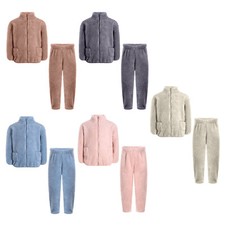 Conjunto infantil unissex pijama pijama com zíper roupa de dormir lã coral, usado comprar usado  Enviando para Brazil
