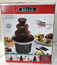 NUEVA Fuente de Fondue de Chocolate y Queso BELLA - 3 Niveles - Eléctrica #13819 Caja Abierta segunda mano  Embacar hacia Mexico