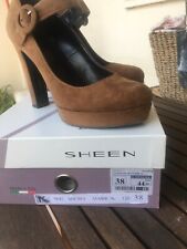 Scarpe donna marroni usato  Roma