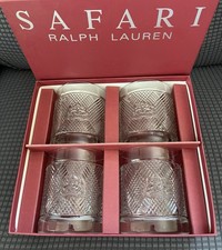 4 Novo Na Caixa Ralph Lauren Safari Signature Óculos Duplos Antigos - Brasão de Braços comprar usado  Enviando para Brazil