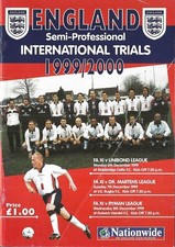 Football programme england for sale  FARINGDON