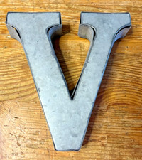 Galvanized metal letter for sale  Ranson