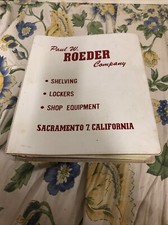 Paul W. Roeder Company prateleiras, armários, equipamentos de loja Sacramento 7, CA 1960 comprar usado  Enviando para Brazil