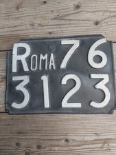 Targa auto roma usato  Italia